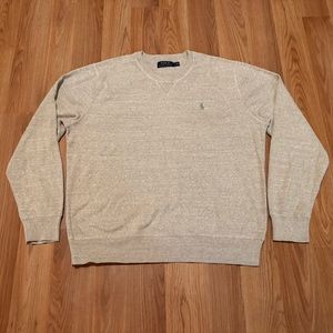 Polo crew neck sweater